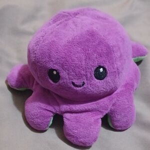 Purple Plush Octopus Toy, Reverses To Green, Add For Free To Any Other Item!